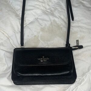 Kate Spade Textured Black Crossbody Bag